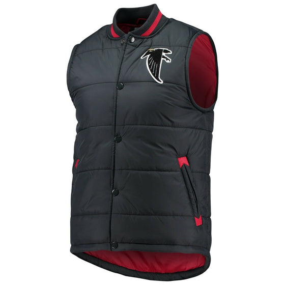 Atlanta Falcons Mitchell & Ness NFL Amazing Catch Vest - Black