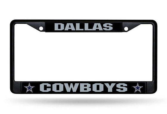 Dallas Cowboys Black Chrome License Plate Frame - 757 Sports Collectibles