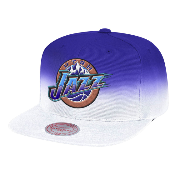 Mitchell & Ness White NBA Utah Jazz Color Fade HWC Snapback - 757 Sports Collectibles