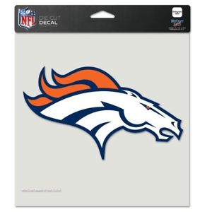 Denver Broncos 8x8 perfect Cut Decal