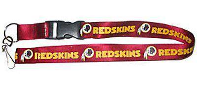 Washington Redskins 1" Thick Lanyard Breakway Key Keychain Velcro - 757 Sports Collectibles