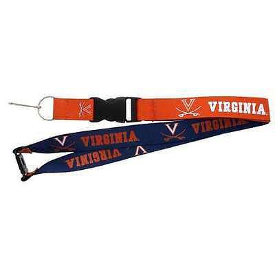 Virginia UVA Cavaliers 1" Thick Lanyard Breakway Key Keychain - 757 Sports Collectibles