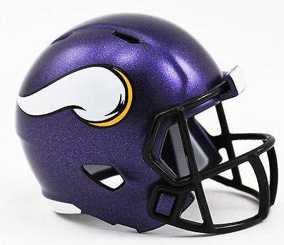 NFL Minnesota Vikings Mini Micro Pocket Pro Speed Helmet - 757 Sports Collectibles