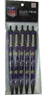 Minnesota Vikings 5-Pack Click Pens - 757 Sports Collectibles