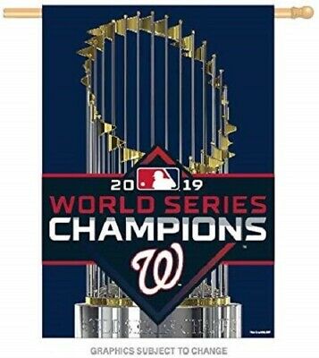 Wincraft Vertical Flag - 2019 WS Washington Nationals - 40"x28"