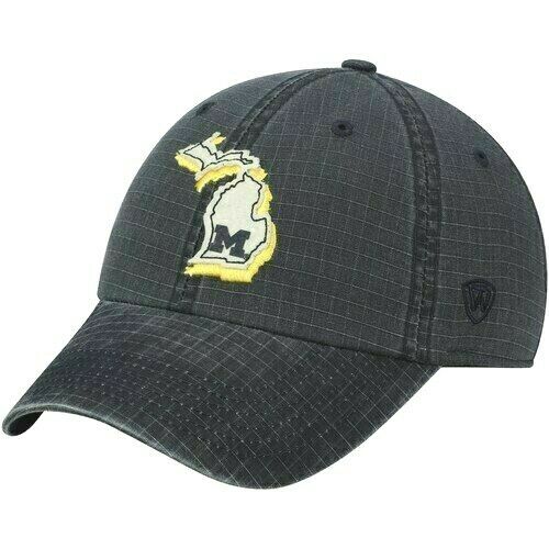 Michigan Wolverines Hat Cap Snapback Washed Cotton One Size Fits Most NWT