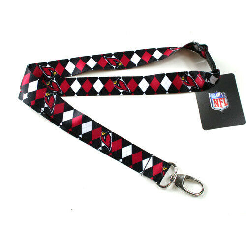 NFL Argyle 1" Lanyard - Pick Your Team - FREE SHIPPING (Arizona Cardinals)