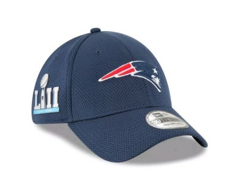 New England Patriots New Era NFL 2017-18 Super Bowl LII Patch 3930 Flex Fit Hat