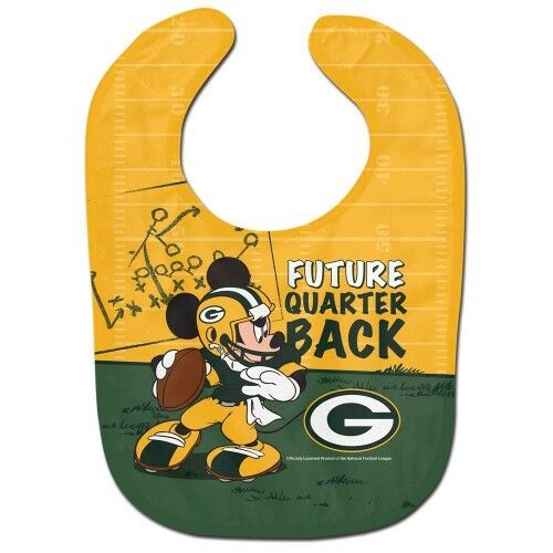 NFL Disney All Pro Baby Bib - PICK YOUR TEAM - FREE SHIPPING (Green Bay Packers)