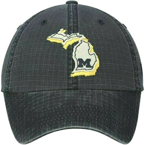 Michigan Wolverines Hat Cap Snapback Washed Cotton One Size Fits Most NWT - 757 Sports Collectibles