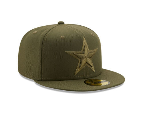 Dallas Cowboys New Era Olive 9Fifty Adjustable Snapback Hat OSFM - 757 Sports Collectibles