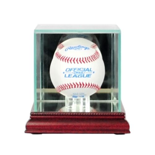 Glass Baseball Display Case UV Protected*FREE SHIPPING Made in the USA