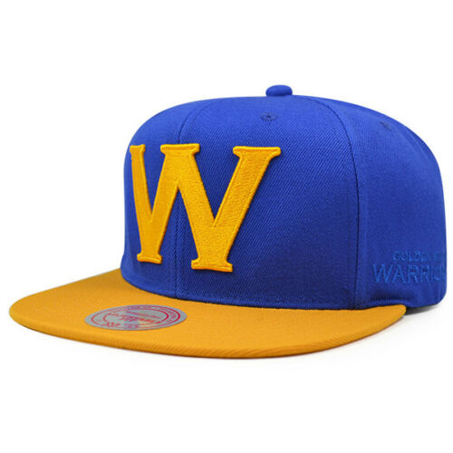 Golden State Warriors FIRST LETTER Snapback Mitchell & Ness NBA Hat