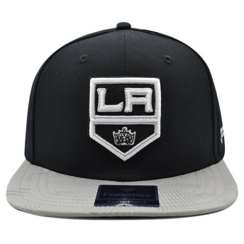 Los Angeles Kings NHL Iconic Solid Snapback Adjustable Hat - Black/Gray