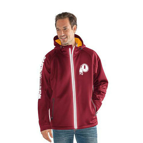 Washington Redskins G-lll Authentic NFL Reflective Motion Full-Zip Hooded Jacket