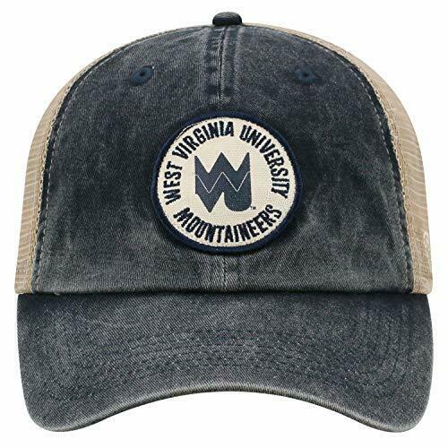 West Virginia Mountaineers Hat Cap Adjustable Snapback Trucker Mesh Retro Logo