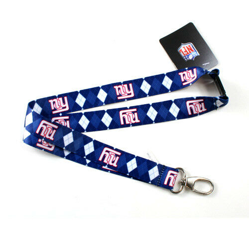 NFL Argyle 1" Lanyard - Pick Your Team - FREE SHIPPING