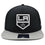 Los Angeles Kings NHL Iconic Solid Snapback Adjustable Hat - Black/Gray