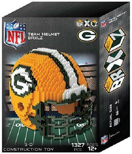 NFL BRXLZ Team Helmet 3-D Construction Block Set, PICK YOUR TEAM, Free Ship!