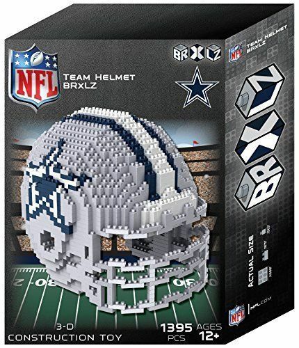 NFL BRXLZ Team Helmet 3-D Construction Block Set, PICK YOUR TEAM, Free Ship!