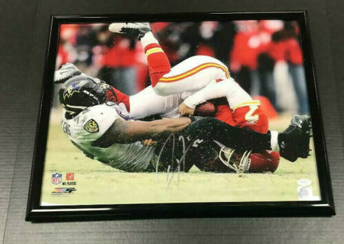 RAY LEWIS BALTIMORE RAVENS Signed 16x20 Photo Autographed JSA COA - 757 Sports Collectibles