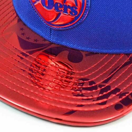 Philadelphia 76ers TEAM STANDARD RADIATION Snapback Mitchell & Ness NBA Hat-Blue