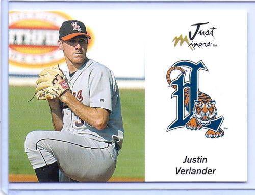 Detroit Tigers Justin Verlander 2005 Just Minors Rookie Card 13 - 757 Sports Collectibles