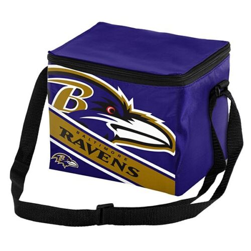 NFL Big Logo 12 Pack Cooler Bag - Pick Your Team - FREE SHIPPING (Baltimore Ravens)