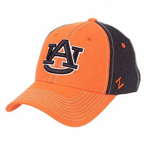 Auburn Tigers Hat Cap Structured Front Curved Bill Choose Your Size Brand New