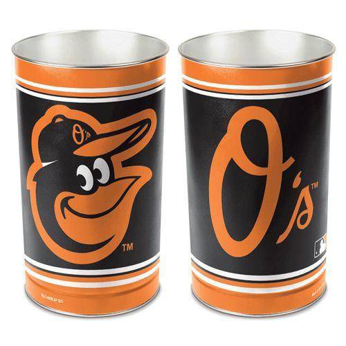 MLB Baltimore Orioles 15" Waste Basket Garbage Can - 757 Sports Collectibles