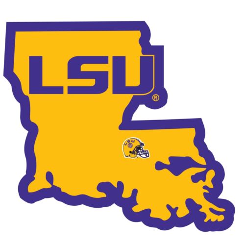 LSU Tigers Home State Decal (SSKG) - 757 Sports Collectibles