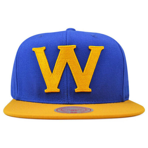 Golden State Warriors FIRST LETTER Snapback Mitchell & Ness NBA Hat