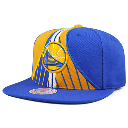 Golden State Warriors DYNAMIC SPLIT Snapback Mitchell & Ness Adjustable NBA Hat