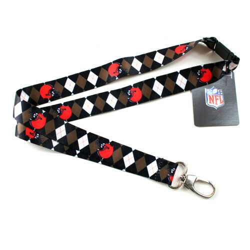 NFL Argyle 1" Lanyard - Pick Your Team - FREE SHIPPING