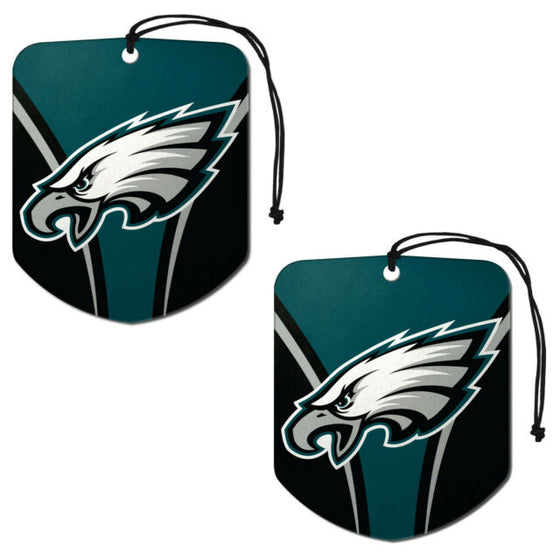 New 2PC NFL Philadelphia Eagles Hanging Air Freshener Long Lasting Fresh Scent