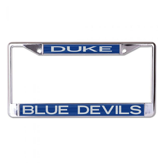 DUKE BLUE DEVILS Laser Cut License Plate FRAME 