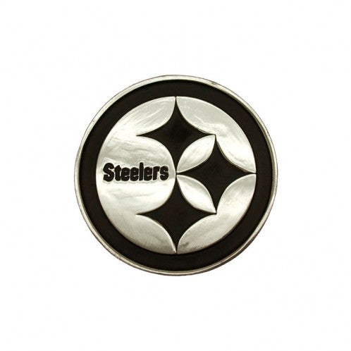 Pittsburgh Steelers Premium Chrome Metal Auto Emblem