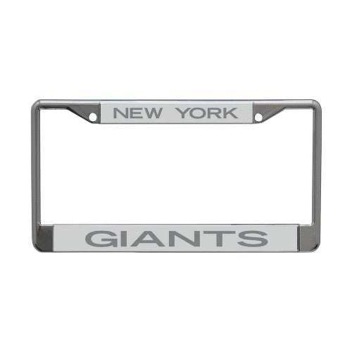 NEW YORK GIANTS FROSTED - License Plate Frame