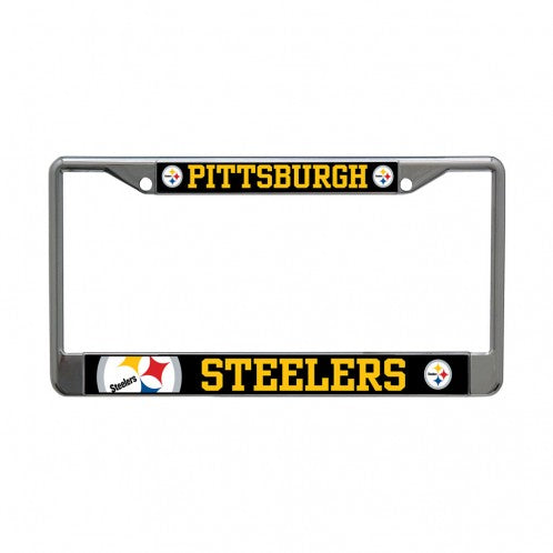 Pittsburgh Steelers MEGA Lic Plt Frame S/S Printed