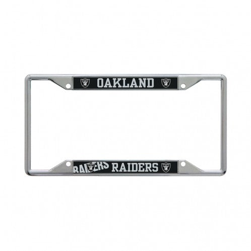 Oakland Raiders MEGA Lic Plt Frame S/S Printed