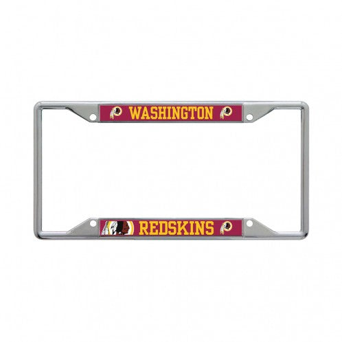 WASHINGTON REDSKINS MEGA LIC PLT FRAME S/S PRINTED