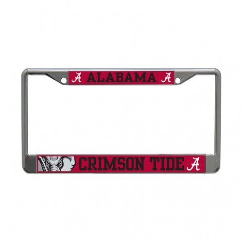 Alabama Crimson Tide MEGA Lic Plt Frame S/S Printed