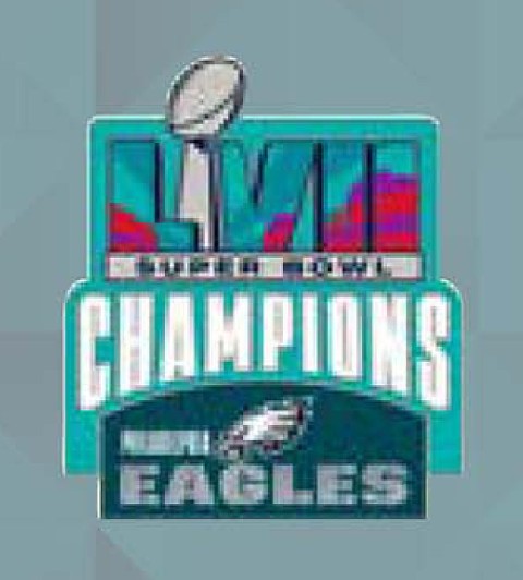 Philadelphia Eagles Super Bowl LVII Collectors Pin Trophy - Wincraft