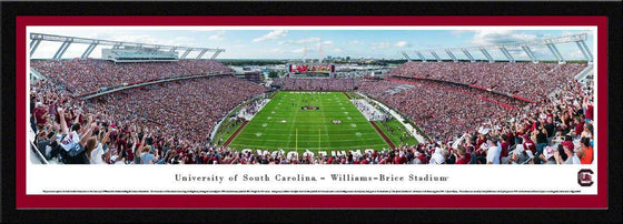 South Carolina Gamecocks Football - End Zone at Williams-Brice Stadium - Select Frame - 757 Sports Collectibles