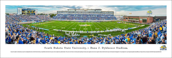 South Dakota State Football - 1st Game at Dykhouse Stadium - Unframed - 757 Sports Collectibles