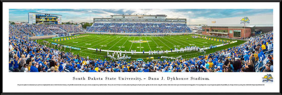 South Dakota State Football - 1st Game at Dykhouse Stadium - Standard Frame - 757 Sports Collectibles