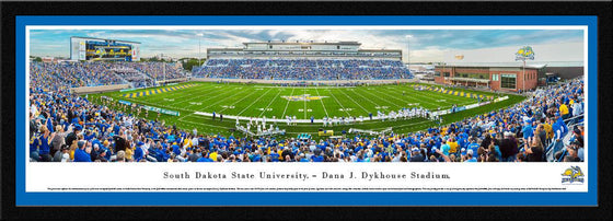 South Dakota State Football - 1st Game at Dykhouse Stadium - Select Frame - 757 Sports Collectibles