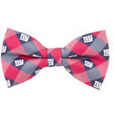 New York Giants Bow Tie Checkered Repeat - 757 Sports Collectibles