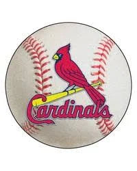 Louisville Cardinals Baseball Rug - 27in. Diameter - 757 Sports Collectibles