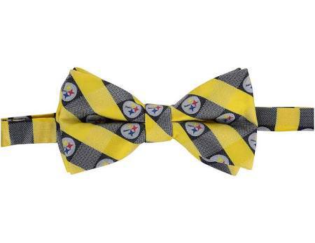 Pittsburgh Steelers Bow Tie Checkered Repeat - 757 Sports Collectibles